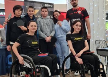 Промоција стоног тениса у ТЦ Променада
